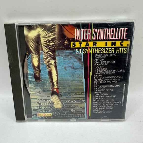 Inter-Synthellite Star Inc. 28 Synthesizer Hits Audio CD Laser CD 15001 Stereo - Picture 1 of 3
